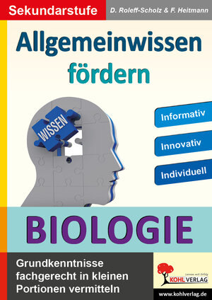 Buchcover Allgemeinwissen fördern BIOLOGIE | Friedhelm Heitmann | EAN 9783955130619 | ISBN 3-95513-061-4 | ISBN 978-3-95513-061-9