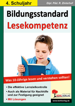 Buchcover Bildungsstandard Lesekompetenz | Reinhold Zinterhof | EAN 9783955133054 | ISBN 3-95513-305-2 | ISBN 978-3-95513-305-4