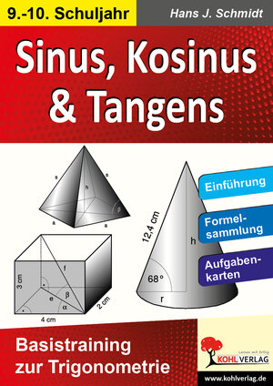 Buchcover Sinus, Kosinus & Tangens | Hans J Schmidt | EAN 9783955135218 | ISBN 3-95513-521-7 | ISBN 978-3-95513-521-8