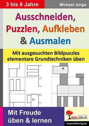 Buchcover Ausschneiden, Puzzeln, Aufkleben, Ausmalen | Michael Junga | EAN 9783955137892 | ISBN 3-95513-789-9 | ISBN 978-3-95513-789-2