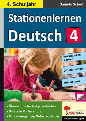 Buchcover Stationenlernen Deutsch / Klasse 4 | Daniela Scherf | EAN 9783955137977 | ISBN 3-95513-797-X | ISBN 978-3-95513-797-7