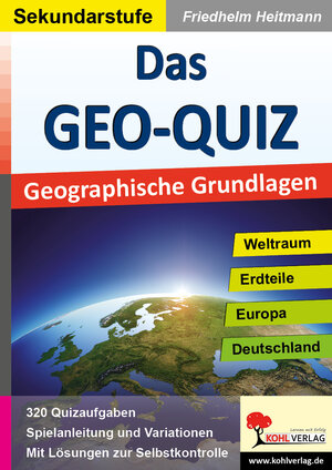 Buchcover Das GEO-QUIZ | Friedhelm Heitmann | EAN 9783955138516 | ISBN 3-95513-851-8 | ISBN 978-3-95513-851-6