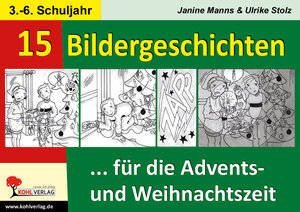 Buchcover 15 Bildergeschichten ... für die Advents- und Weihnachtszeit | Janine Manns | EAN 9783955139483 | ISBN 3-95513-948-4 | ISBN 978-3-95513-948-3