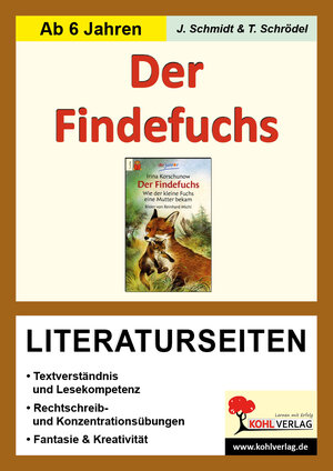 Buchcover Der Findefuchs - Literaturseiten | Jasmin Schmidt | EAN 9783955139803 | ISBN 3-95513-980-8 | ISBN 978-3-95513-980-3