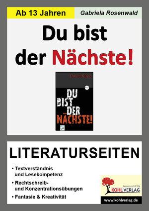 Buchcover Du bist der Nächste! - Literaturseiten | Gabriela Rosenwald | EAN 9783955139926 | ISBN 3-95513-992-1 | ISBN 978-3-95513-992-6