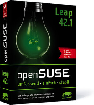 Buchcover openSUSE Leap 42.1  | EAN 9783955391553 | ISBN 3-95539-155-8 | ISBN 978-3-95539-155-3