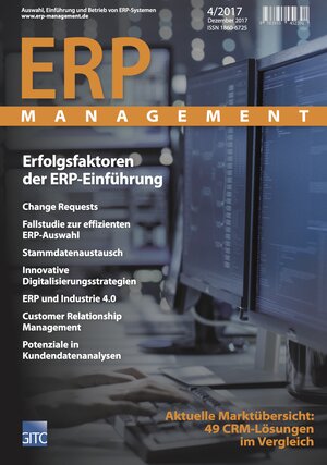 Buchcover ERP Management 4/2017 E-Journal | Sandy Eggert | EAN 9783955452407 | ISBN 3-95545-240-9 | ISBN 978-3-95545-240-7