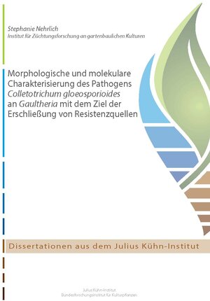 Buchcover Morphologische und molekulare Charakterisierung des Pathogens Colletotrichum gloeosporioides an Gaultheria mit dem Ziel der Erschließung von Resistenzquellen | Stephanie Nehrlich | EAN 9783955470296 | ISBN 3-95547-029-6 | ISBN 978-3-95547-029-6