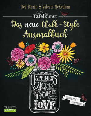 Buchcover Tafelkunst. Das neue Chalk-Style-Ausmalbuch | Deb Strain | EAN 9783955502164 | ISBN 3-95550-216-3 | ISBN 978-3-95550-216-4