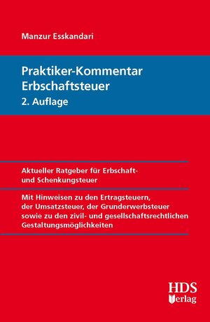 Buchcover Praktiker-Kommentar Erbschaftsteuer | Manzur Esskandari | EAN 9783955541309 | ISBN 3-95554-130-4 | ISBN 978-3-95554-130-9