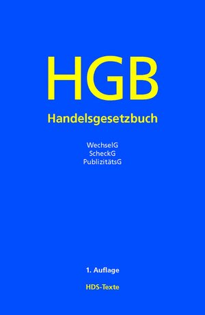 Buchcover HGB: Handelsgesetzbuch  | EAN 9783955541439 | ISBN 3-95554-143-6 | ISBN 978-3-95554-143-9