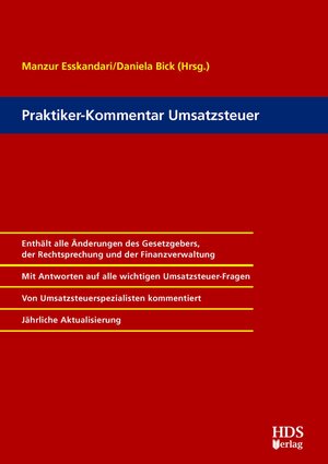 Buchcover Praktiker-Kommentar Umsatzsteuer | Ralf Alefs | EAN 9783955542221 | ISBN 3-95554-222-X | ISBN 978-3-95554-222-1
