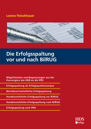 Buchcover Die Erfolgsspaltung vor und nach BilRUG | Lorenz Fleischhauer | EAN 9783955542429 | ISBN 3-95554-242-4 | ISBN 978-3-95554-242-9