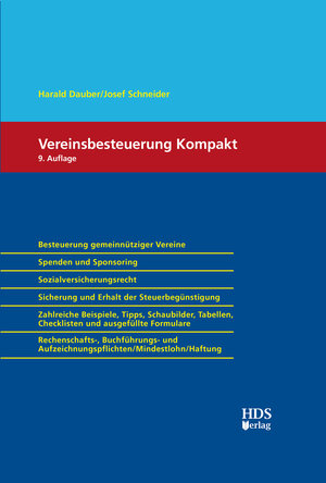 Buchcover Vereinsbesteuerung Kompakt | Harald Dauber | EAN 9783955542580 | ISBN 3-95554-258-0 | ISBN 978-3-95554-258-0