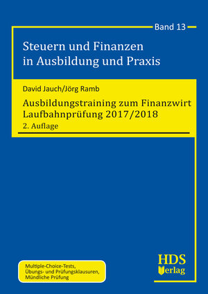 Buchcover Ausbildungstraining zum Finanzwirt Laufbahnprüfung 2017/2018 | David Jauch | EAN 9783955543143 | ISBN 3-95554-314-5 | ISBN 978-3-95554-314-3