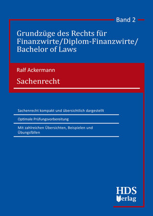 Buchcover Sachenrecht | Ralf Ackermann | EAN 9783955543655 | ISBN 3-95554-365-X | ISBN 978-3-95554-365-5