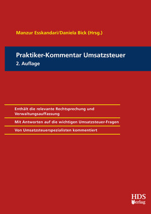 Buchcover Praktiker-Kommentar Umsatzsteuer | Ralf Alefs | EAN 9783955544263 | ISBN 3-95554-426-5 | ISBN 978-3-95554-426-3