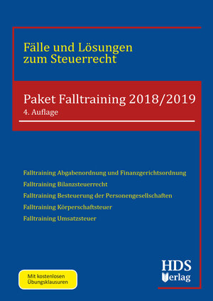 Buchcover Paket Falltraining 2018/2019 | Woldemar Wall | EAN 9783955544287 | ISBN 3-95554-428-1 | ISBN 978-3-95554-428-7