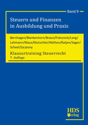 Buchcover Klausurtraining Steuerrecht | Fabian Bernhagen | EAN 9783955545949 | ISBN 3-95554-594-6 | ISBN 978-3-95554-594-9