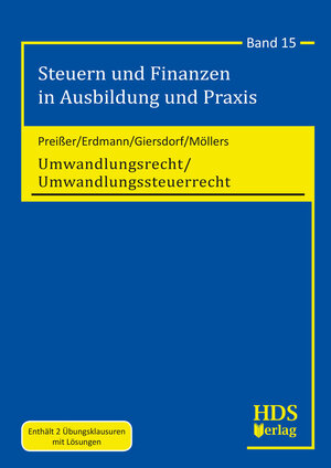 Buchcover Umwandlungsrecht/Umwandlungssteuerrecht | Michael Preißer | EAN 9783955547295 | ISBN 3-95554-729-9 | ISBN 978-3-95554-729-5