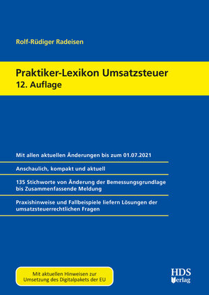 Buchcover Praktiker-Lexikon Umsatzsteuer | Rolf-Rüdiger Radeisen | EAN 9783955547615 | ISBN 3-95554-761-2 | ISBN 978-3-95554-761-5