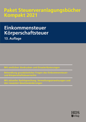 Buchcover Paket Steuerveranlagungsbücher Kompakt 2021 | Thomas Arndt | EAN 9783955547912 | ISBN 3-95554-791-4 | ISBN 978-3-95554-791-2