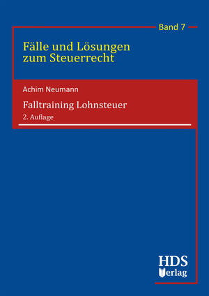 Buchcover Falltraining Lohnsteuer | Achim Neumann | EAN 9783955548056 | ISBN 3-95554-805-8 | ISBN 978-3-95554-805-6