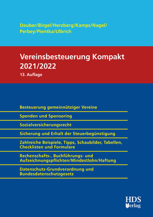 Buchcover Vereinsbesteuerung Kompakt | Harald Dauber | EAN 9783955548285 | ISBN 3-95554-828-7 | ISBN 978-3-95554-828-5