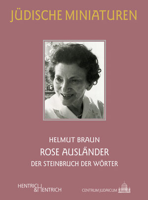 Buchcover Rose Ausländer | Helmut Braun | EAN 9783955652395 | ISBN 3-95565-239-4 | ISBN 978-3-95565-239-5