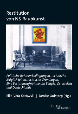 Buchcover Restitution von NS-Raubkunst | EAN 9783955656287 | ISBN 3-95565-628-4 | ISBN 978-3-95565-628-7