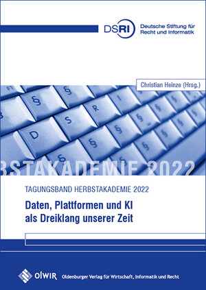 Buchcover Daten, Plattformen und KI als Dreiklang unserer Zeit  | EAN 9783955990756 | ISBN 3-95599-075-3 | ISBN 978-3-95599-075-6