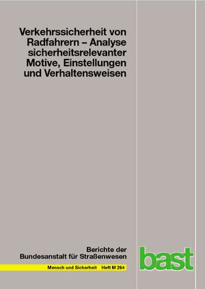 Buchcover Verkehrssicherheit von Radfahrern | Ariane von Below | EAN 9783956062346 | ISBN 3-95606-234-5 | ISBN 978-3-95606-234-6