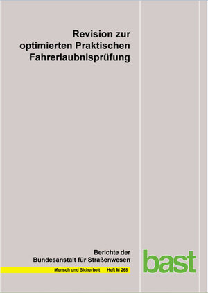 Buchcover Revision zur optimierten Praktischen Fahrerlaubnisprüfung | Dietmar Sturzbecher | EAN 9783956062612 | ISBN 3-95606-261-2 | ISBN 978-3-95606-261-2
