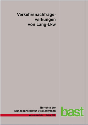 Buchcover Verkehrsnachfragewirkungen von Lang-Lkw | R. Burg | EAN 9783956063435 | ISBN 3-95606-343-0 | ISBN 978-3-95606-343-5