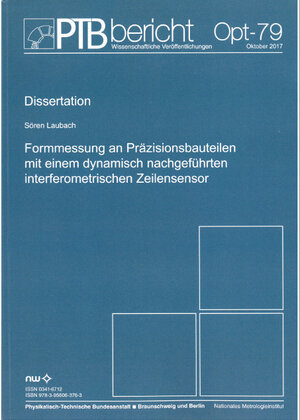 Buchcover Formmessung an Präzisionsbauteilen mit einem dynamisch nachgeführten interferometrischen Zeilensensor | Sören Laubach | EAN 9783956063763 | ISBN 3-95606-376-7 | ISBN 978-3-95606-376-3