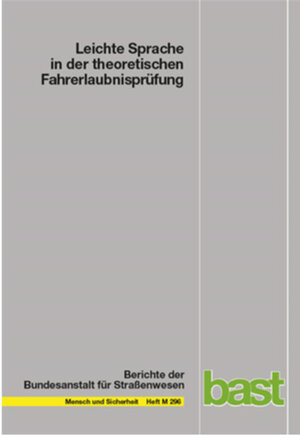 Buchcover Leichte Sprache in der theoretischen Fahrerlaubnisprüfung | Bernhard Schrauth | EAN 9783956065149 | ISBN 3-95606-514-X | ISBN 978-3-95606-514-9