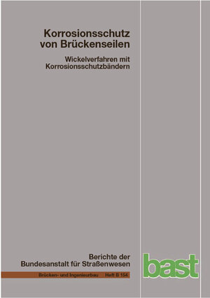 Buchcover Korrisionsschutz von Brückenseilen | Heinz Friedrich | EAN 9783956065194 | ISBN 3-95606-519-0 | ISBN 978-3-95606-519-4