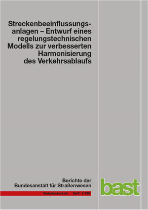 Buchcover Streckenbeeinflussungsanlagen – Entwurf eines regelungstechnischen Modells zur verbesserten Modernisierung des Verkehrsablaufs | Christoph Schwietering | EAN 9783956065484 | ISBN 3-95606-548-4 | ISBN 978-3-95606-548-4