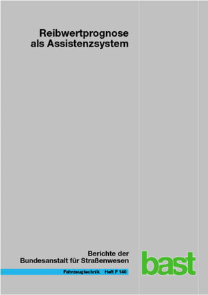 Buchcover Reibwertprognose als Assistenzsystem | Claudia Leschik | EAN 9783956065873 | ISBN 3-95606-587-5 | ISBN 978-3-95606-587-3