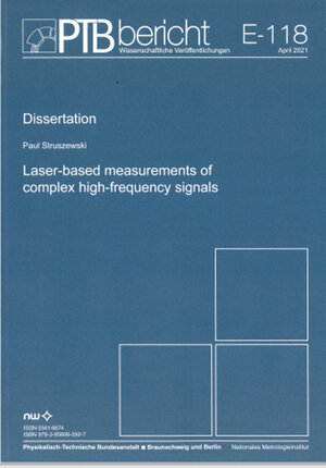Buchcover Laser-based measurements of complex high-frequency signals | Paul Struszewski | EAN 9783956065927 | ISBN 3-95606-592-1 | ISBN 978-3-95606-592-7