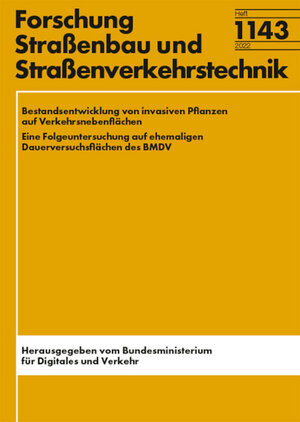 Buchcover Bestandsentwicklung von invasiven Pflanzen auf Verkehrsnebenflächen | Frank Molder | EAN 9783956066801 | ISBN 3-95606-680-4 | ISBN 978-3-95606-680-1