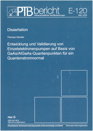 Buchcover Entwicklung und Validierung von Einzelelektronenpumpen auf Basis von GaAs/AlGaAs-Quantenpunkten für ein Quantenstromnormal | Thomas Gerster | EAN 9783956066849 | ISBN 3-95606-684-7 | ISBN 978-3-95606-684-9