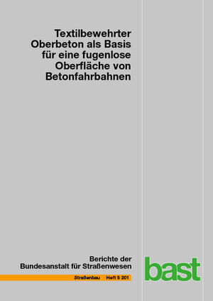 Buchcover Textilbewehrter Oberbeton als Basis für eine fugenlose Oberfläche von Betonfahrbahnen | Rolf Breitenbücher | EAN 9783956067730 | ISBN 3-95606-773-8 | ISBN 978-3-95606-773-0