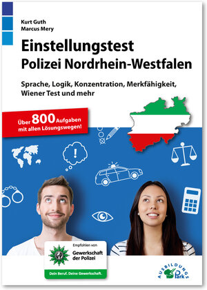 Buchcover Einstellungstest Polizei NRW | Kurt Guth | EAN 9783956241192 | ISBN 3-95624-119-3 | ISBN 978-3-95624-119-2