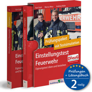 Buchcover Einstellungstest Feuerwehr: Prüfungspaket mit Testsimulation | Kurt Guth | EAN 9783956241543 | ISBN 3-95624-154-1 | ISBN 978-3-95624-154-3
