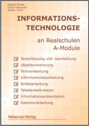 Buchcover Informationstechnologie an Realschulen A-Module Office 2010 | Gisela Emde | EAN 9783956444104 | ISBN 3-95644-410-8 | ISBN 978-3-95644-410-4