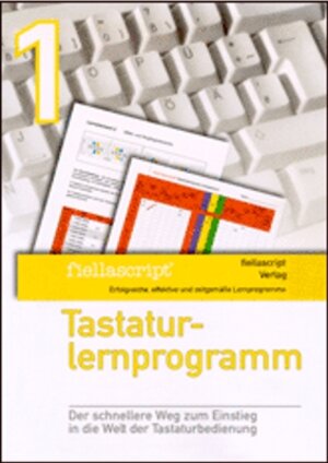 Buchcover fiellascript Tastaturlernprogramm Band 1 gelb  | EAN 9783956447297 | ISBN 3-95644-729-8 | ISBN 978-3-95644-729-7