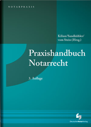 Buchcover Praxishandbuch Notarrecht  | EAN 9783956460739 | ISBN 3-95646-073-1 | ISBN 978-3-95646-073-9