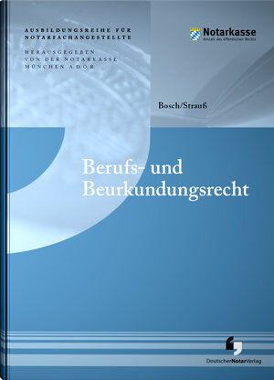 Buchcover Berufs- und Beurkundungsrecht  | EAN 9783956461569 | ISBN 3-95646-156-8 | ISBN 978-3-95646-156-9