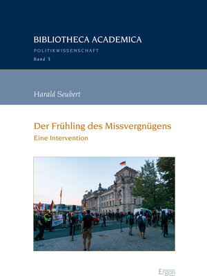 Buchcover Der Frühling des Missvergnügens | Harald Seubert | EAN 9783956503887 | ISBN 3-95650-388-0 | ISBN 978-3-95650-388-7